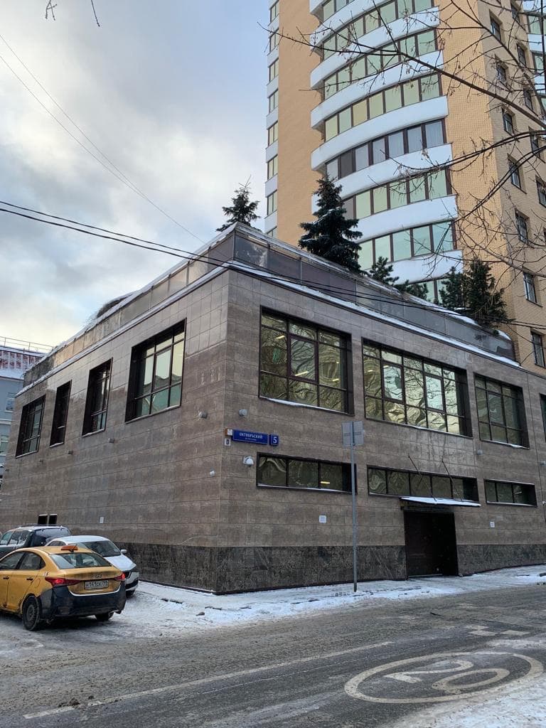 фасад дома, здание по адресу г Москва, Октябрьский пер, д 5